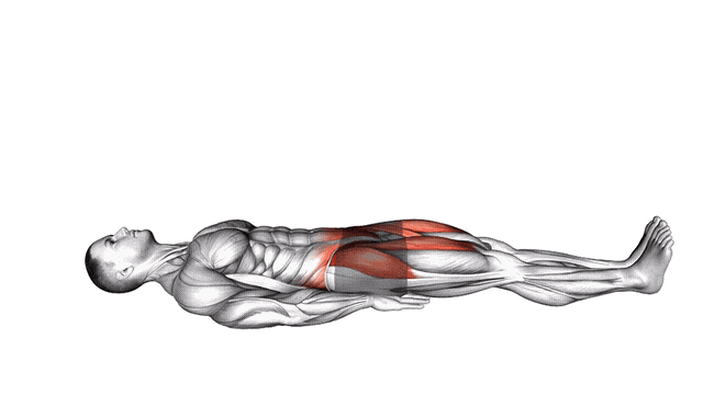 Animation Releve de genoux allonge