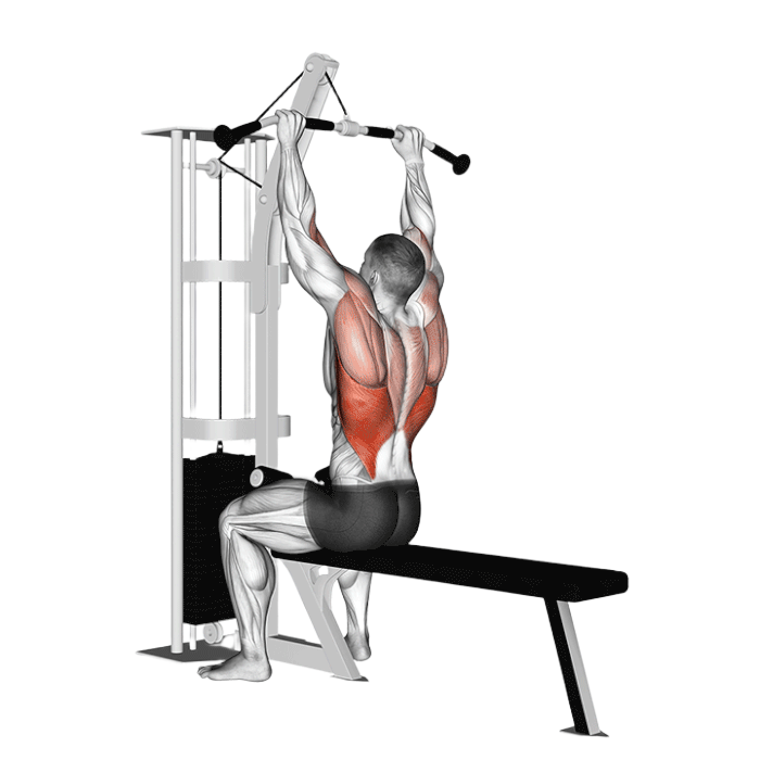 Tirage vertical poitrine