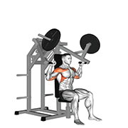 Developpe epaule (Machine a disques)