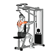 Ecarte inverse deltoide inferieur (Machine)