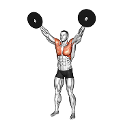 Elevation disque au dessus de la tete