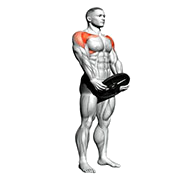 Elevation frontale avec disque