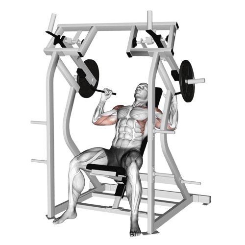 Presse à épaules inclinée