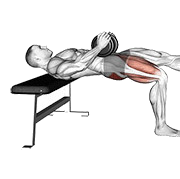 Hip thrust unilateral (Halteres)