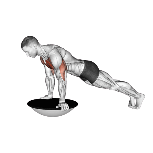 Pompe avec bosu ball