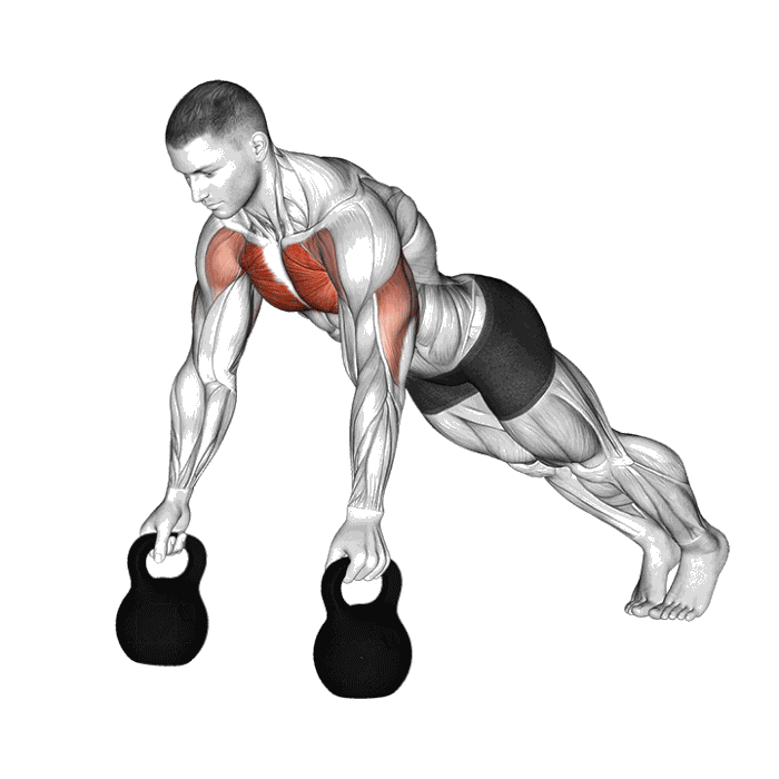 Animation Pompe avec kettlebells