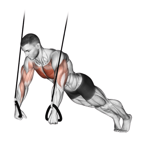 Pompe avec sangle de musculation