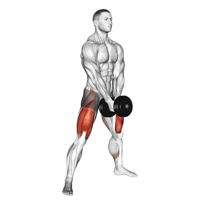 Squat sumo (Haltères)